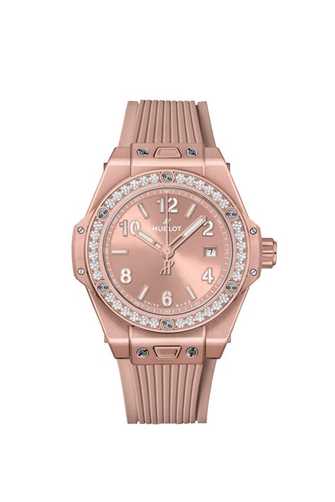 hublot pink fluo|Big Bang One Click Aluminium Pink Diamonds 33 mm .